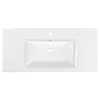 Kép 3/4 - SAPHO AQUALINE ZUNO kerámiamosdó, 100x45cm (9100)