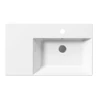 Kép 3/3 - SAPHO GSI KUBE X kerámiamosdó, ExtraGlaze, 80x47cm (9457111)