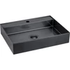 Kép 1/4 - SAPHO AURUM mosdó klik-klak lefolyóval, 55x42cm, antracit (AU102)