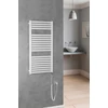 Kép 3/5 - SAPHO AQUALINE TONDI-E elektromos fürdőszobai radiátor, 450x970 mm, 300W, fehér (DE450T)