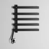 Kép 4/6 - SAPHO ELCOR elektromos törölközőszárító radiátor, 480x520x50mm, 85W, matt fekete (EB530)