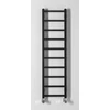 Kép 4/6 - SAPHO METRO LIGHT fürdőszobai radiátor, 300x1140mm, matt fekete (IR444)