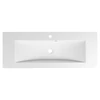 Kép 3/5 - SAPHO YUKON öntöttmárvány mosdó, 120x45cm (YU121)