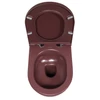 Kép 4/5 - SAPHO ISVEA INFINITY RIMLESS fali WC, 36,5x53cm, gesztenyevörös (10NF02001-2R)