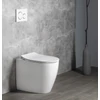 Kép 4/6 - SAPHO SENTIMENTI álló WC, alsó vagy hátsó kifolyással, Rimless, SmartFixPlus, 36x52cm (10SM10004SV)