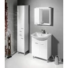 Kép 4/6 - SAPHO AQUALINE ZOJA tükrösszekrény LED világítással, balos, 60x60x14cm, fehér (45021)
