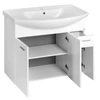 Kép 3/5 - SAPHO AQUALINE ZOJA Mosdótartó szekrény, 83x74x34cm, fehér (51083A)