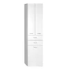 Kép 1/4 - SAPHO AQUALINE ZOJA állószekrény fiókkal, szennyeskosárral, 50x184x29cm, fehér (51293)