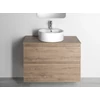 Kép 3/6 - SAPHO AQUALINE ALTAIR mosdótartó szekrény pulttal és mosdóval, 67,6cm, emporio tölgy (AI370-01)