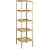 Kép 1/6 - SAPHO AQUALINE BAMBUS álló polc, 5 szintes, 37x141x37cm, bambusz (BI005)