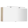Kép 1/4 - SAPHO CLOE tükrösszekrény LED világítással, 120x50x18cm, bardíni szilva (CE120-0013)