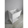 Kép 2/6 - SAPHO AQUALINE ETIDE mosdótartó szekrény, alsó polccal, 61,5x85x44 cm, matt fehér (ET615)
