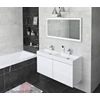 Kép 2/4 - SAPHO FILENA mosdótartó szekrény, 2 fiókkal, 118x51,5x43cm, fehér (FID1212B)