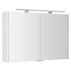 Kép 1/6 - SAPHO LUCIE tükrösszekrény, 106x70x17cm, fehér (LU105-0030)