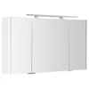 Kép 1/6 - SAPHO LUCIE tükrösszekrény, LED világítással, 126x70x17cm, fehér (LU125-0030)