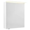Kép 1/6 - SAPHO LINEX tükrösszekrény LED világítással, jobbos/balos, 60x70x15cm, fényes fehér (LX060-0030)