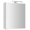 Kép 1/6 - SAPHO MIRRÓ tükrösszekrény LED világítással, jobbos/balos, 60x70x16cm, fényes fehér (MC060-0030)