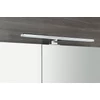 Kép 3/6 - SAPHO MIRRÓ tükrösszekrény LED világítással, 80x70x16cm, ezüst tölgy (MC080-0011)