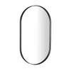 Kép 1/6 - SAPHO AQUALINE PUNO tükör, fém rámával, 40x70cm, fekete (ORT125)