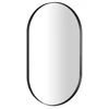 Kép 1/6 - SAPHO PUNO tükör, fém rámával, 50x85cm, matt fekete (ORT148)