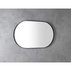 Kép 5/6 - SAPHO PUNO tükör, fém rámával, 50x85cm, matt fekete (ORT148)