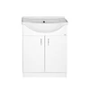 Kép 4/6 - SAPHO AQUALINE SIMPLEX ECO 60 mosdótartó szekrény, mosdóval, 58,5x83,5x30,7cm, matt fehér (SIME600)