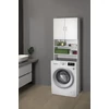 Kép 2/6 - SAPHO AQUALINE SIMPLEX ECO állószekrény mosógép fölé, 63x25x190cm (SIME715)