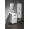 Kép 2/5 - SAPHO THEIA mosdótartó szekrény, 2 fiókkal, 46x70x44cm, 2 fiókos, fehér (TH050-3030)