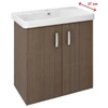 Kép 1/6 - SAPHO THEIA Mosdótartó szekrény, 1 ajtóval, 66x70x35cm, rusztikus fenyő (TH072-1616)