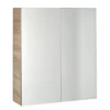 Kép 1/6 - SAPHO AQUALINE VEGA tükrösszekrény, 60x70x18cm, platinatölgy (VG860)