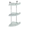 Kép 1/2 - SAPHO BEMETA OMEGA Sarok üvegpolc, 270x660x270mm, króm (104202152) (XR606)