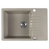 Kép 1/5 - SAPHO Gránit mosogató, egymedencés, 71x50cm, beige (GR6532)