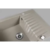 Kép 5/5 - SAPHO Gránit mosogató, egymedencés, 71x50cm, beige (GR6532)
