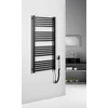 Kép 2/3 - SAPHO METRO-E elektromos radiátor, 500x1060mm, 400 W, matt fekete (ME410B)