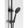 Kép 3/5 - SAPHO SOLARIS termosztátos zuhanyoszlop zuhanyszettel, fejzuhannyal, matt fekete/arany (WD139G)