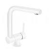 Kép 1/2 - Tres Top-Tres összecsukható egykaros mosogatócsaptelep matt fehér 030335BM