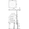 Kép 2/2 - Tres Shower Technology falba építhető elektronikus termosztátos zuhanyrendszer 09286406
