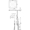 Kép 2/2 - Tres Shower Technology falba építhető elektronikus termosztátos zuhanyrendszer CHROMOTHERAPY 09286562