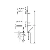 Kép 2/2 - Tres Shower Technology falba építhető elektronikus termosztátos kádszett acél 09286570AC