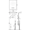 Kép 2/2 - Tres Shower Technology falba építhető elektronikus termosztátos zuhanyrendszer 09288304