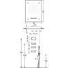 Kép 2/2 - Tres Shower Technology falba építhető elektronikus termosztátos zuhanyrendszer CHROMOTHERAPY 09288402