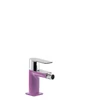 Kép 1/2 - Tres Loft Colors egykaros bidé csaptelep lila-króm 20012001VI