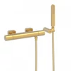 Kép 1/2 - Tres Loft Colors termosztátos fali zuhanycsaptelep matt arany 20016409OM