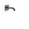 Kép 1/2 - Tres fali kifolyócső csiszolt metál fekete 21018107KMB