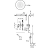 Kép 2/2 - Tres 3V falba építhető egykaros 3 utas zuhanyrendszer kádbeömlővel 21027310