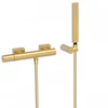 Kép 1/2 - Tres Projekt-Tres egykaros falon kívüli zuhanycsaptelep matt arany 21116701OM