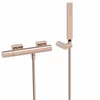 Kép 1/2 - Tres Projekt-Tres egykaros falon kívüli zuhanycsaptelep rózsa arany 21116701OP