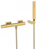 Kép 1/2 - Tres Projekt-Tres egykaros falon kívüli zuhanycsaptelep arany 21116701OR