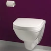 Kép 3/5 - Villeroy & Boch O.novo kompakt mély öblítésű fali WC, lassú záródású ülőkével 5688 H1 01 (5688H101)