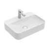 Kép 1/2 - Villeroy & Boch Finion 60 x 44,5 cm-es ráültethető mosdó 1 csaplyukkal CeramicPlus felülettel rejtett ViFlow túlfolyóval - 414264R1